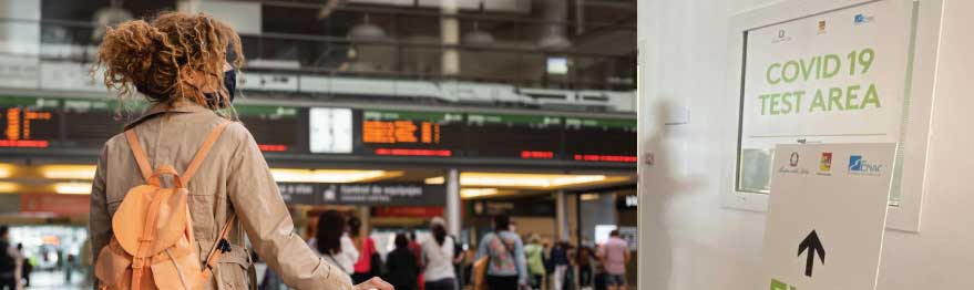 Catania airport covid area