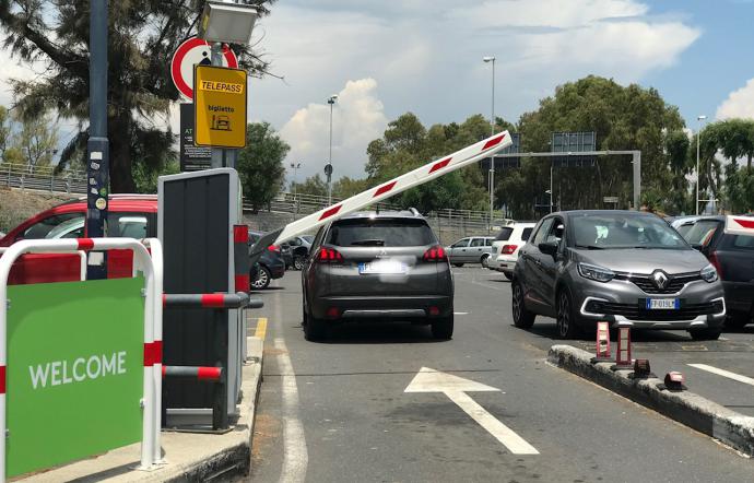 Parcheggio a pochi passi dall'aeroporto di Catania